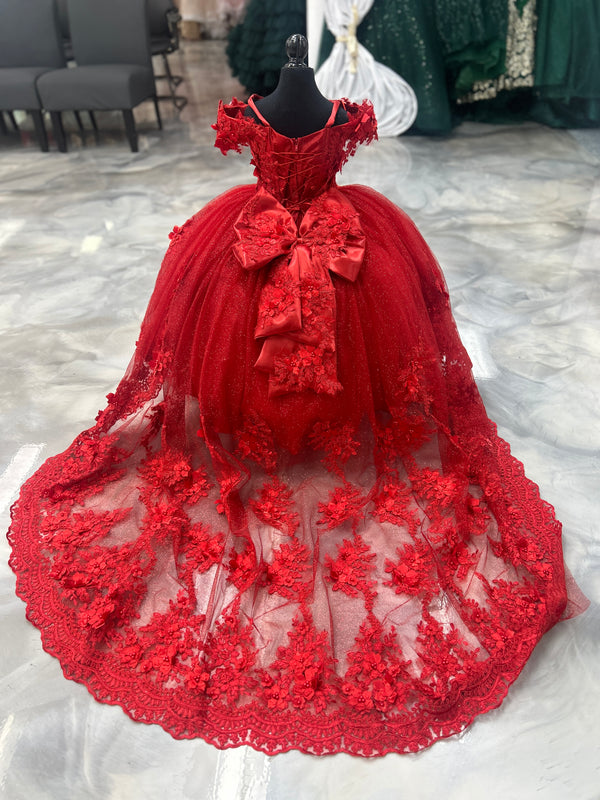 Vestido Mini Quinceañera Rojo — alternate view