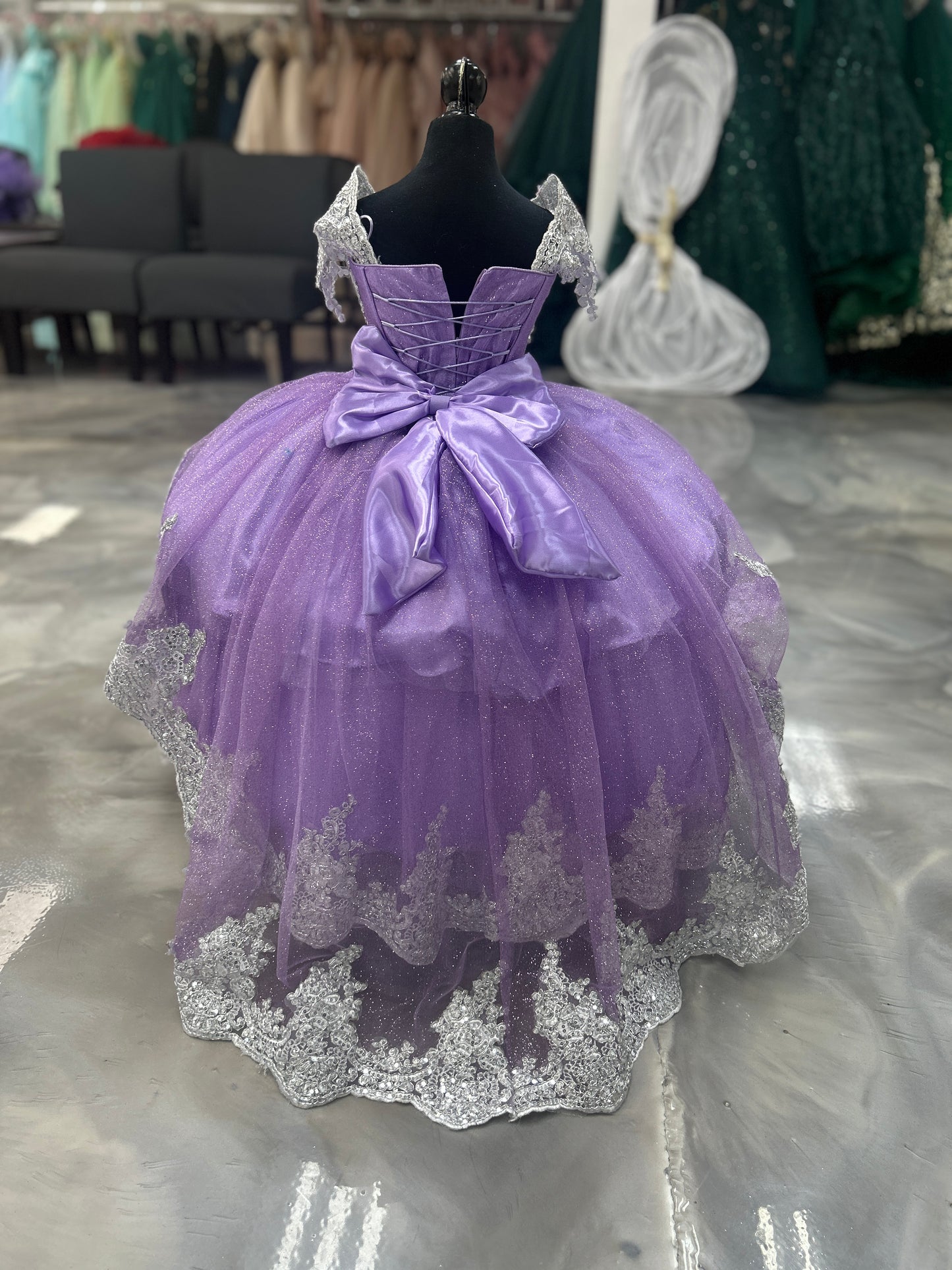 Vestido Mini Lilac dress