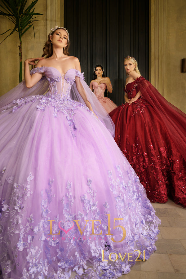 Lovely15 Lv516 — Quinceañera dress Sacramento — Boutique Moroleon
