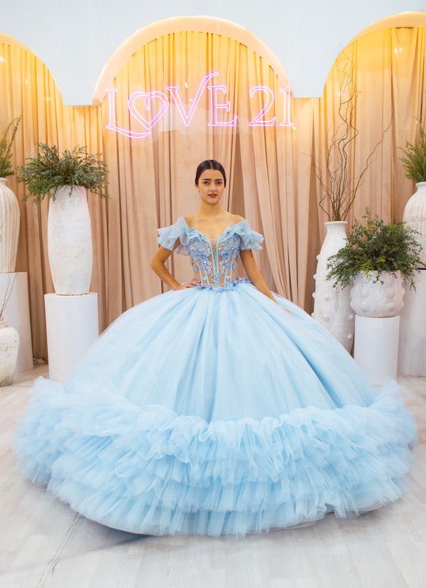 Lovely15 LV524 — Quinceañera dress Sacramento — Boutique Moroleon