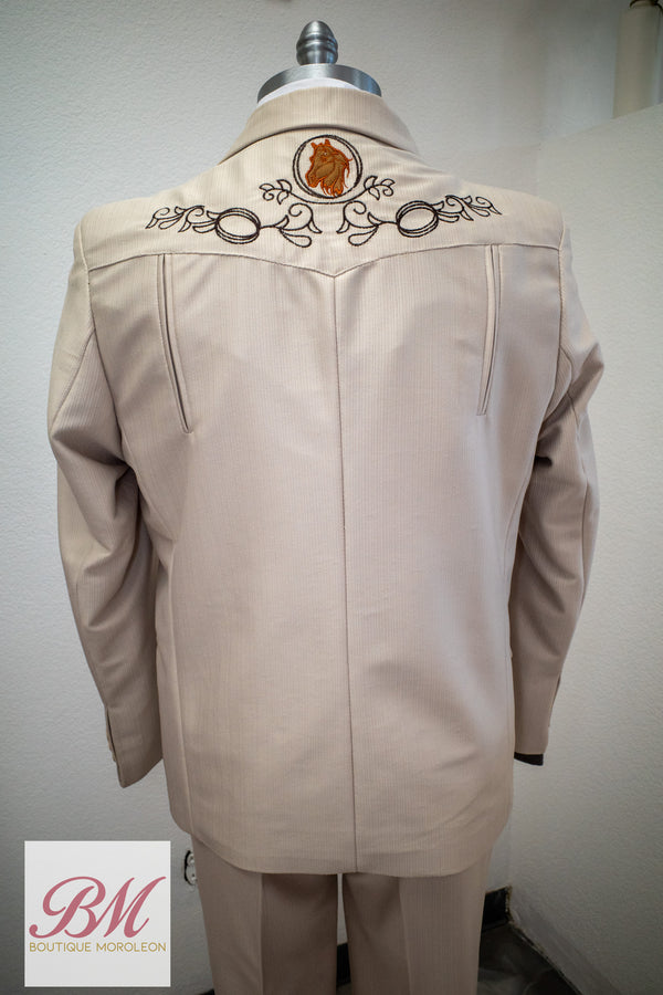 Traje Vaquero Estilo Chalino — alternate view — Boutique Moroleon Sacramento