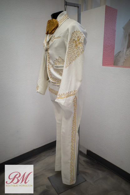 Economical Charro Suit Cream/Gold