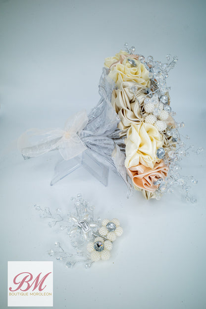 Quinceañera Ramo Silver/Champagne
