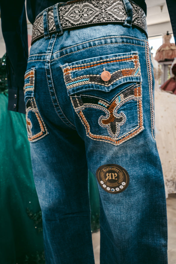 Pantalon Vaquero Light Wash Estilo Dallas — Ropa Vaquera Sacramento CA — Boutique Moroleon