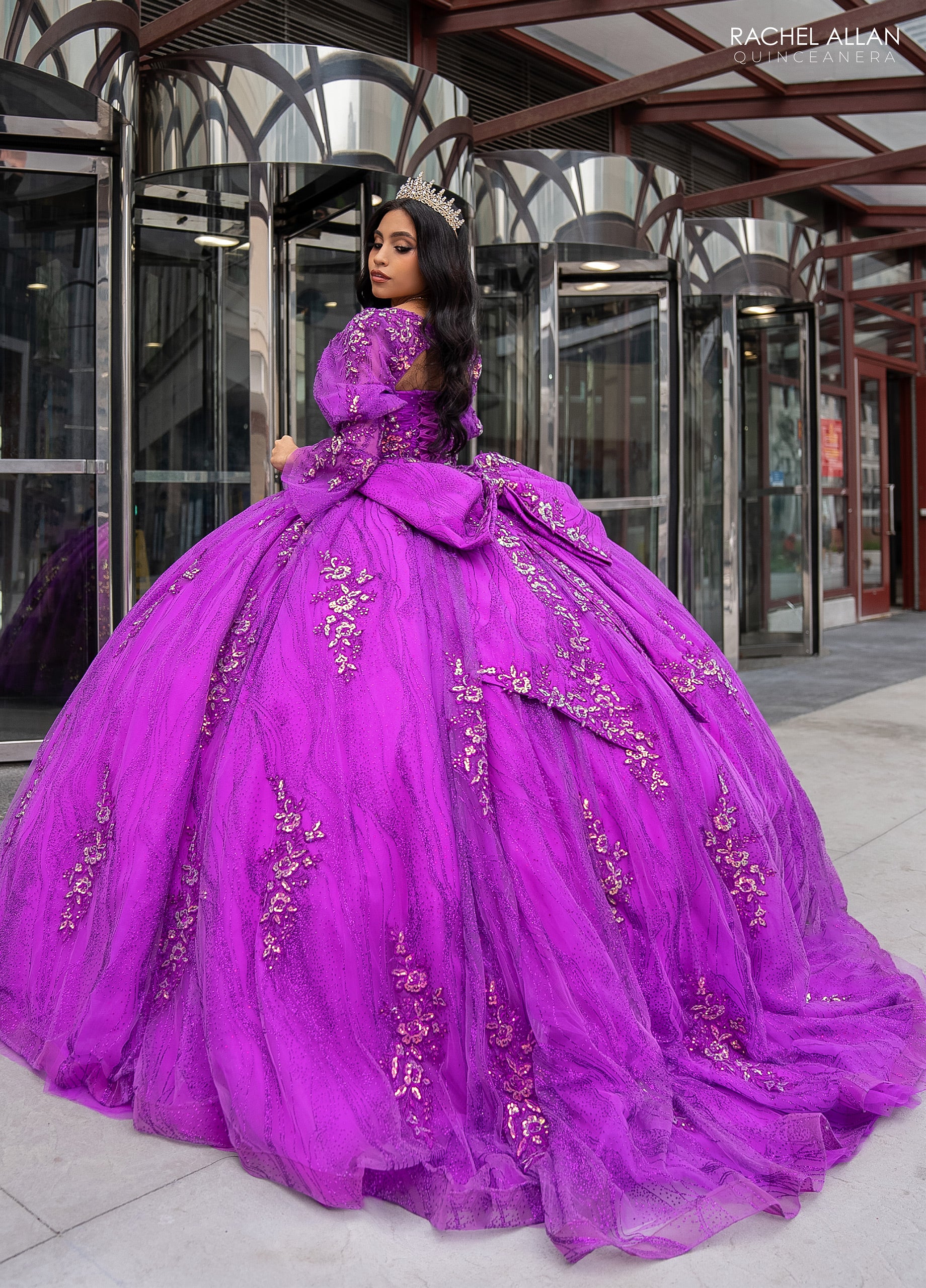 curvy brides boutique rachel purple dress Rachel fell in love with an over the top aubergine gown, however her mother is not too keen. Who will have the final say on the colour of the wedding dress? | Curvy Brides' Boutique - TLC