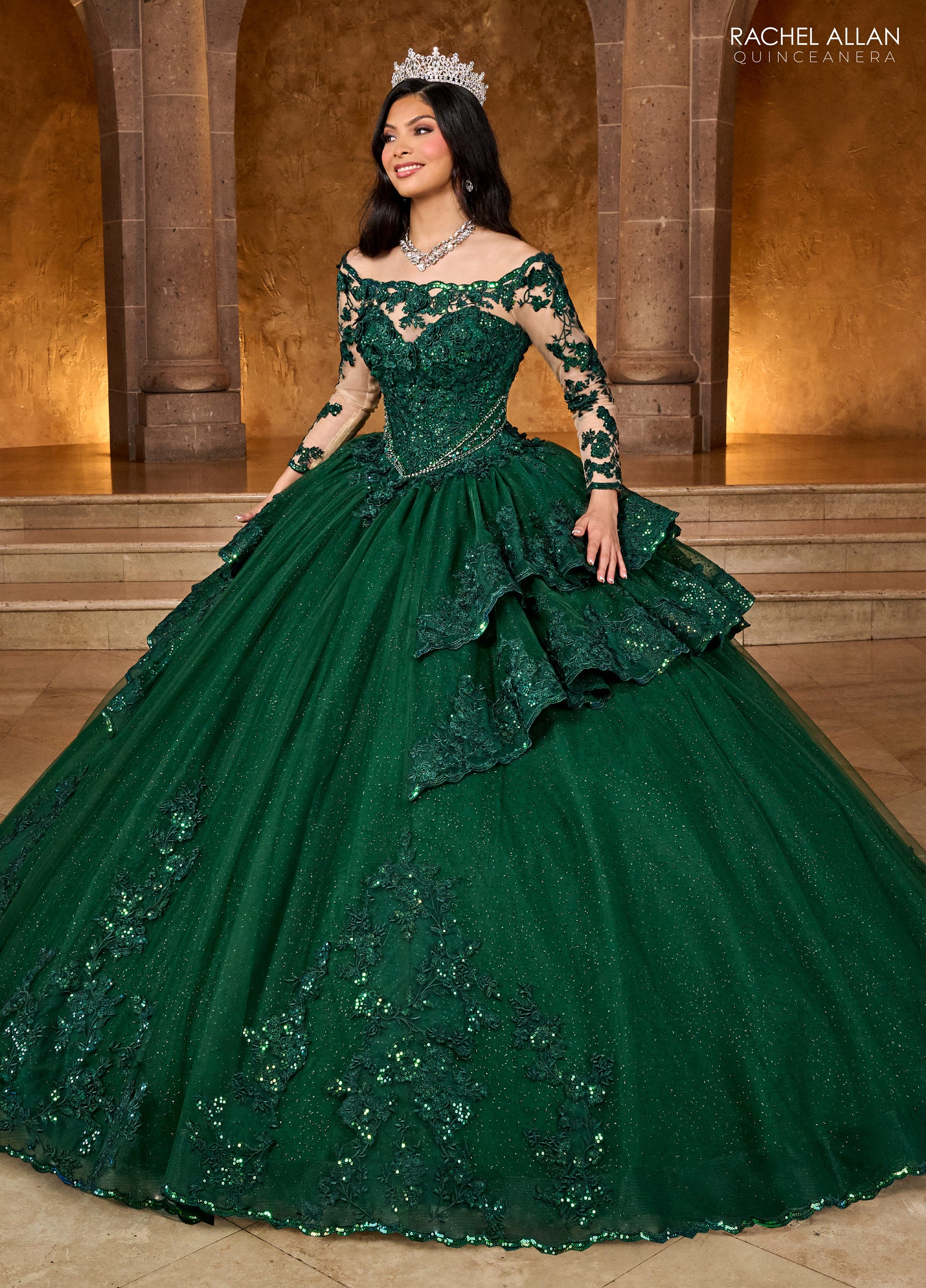Rachel Allan La Reina RQ2192 14 / Emerald Rachel Allan La Reina RQ2192 14 / Emerald