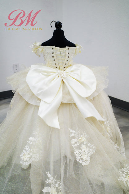 Mini Quince dress Champagne