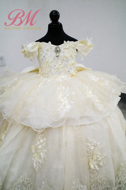 Mini Quince dress Champagne