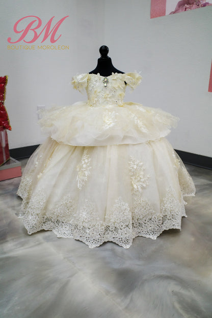 Mini Quince dress Champagne