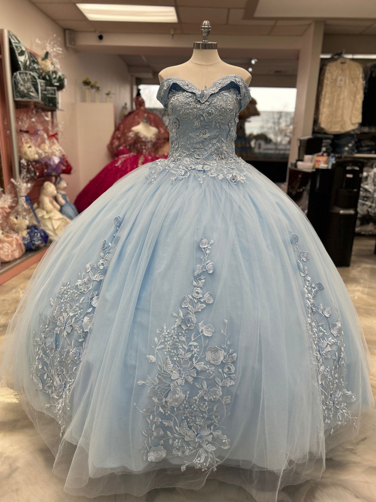 Vestido Moroleon Azul