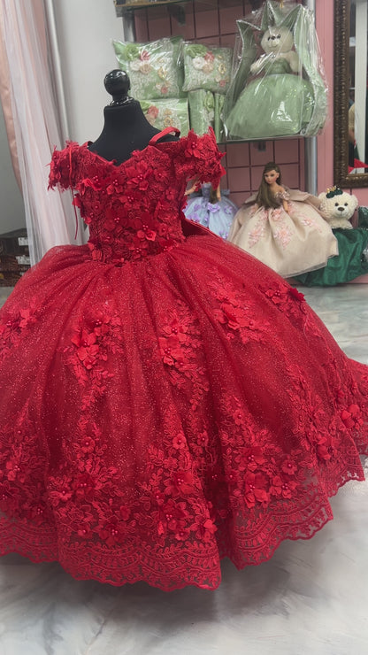 Vestido Mini Quinceañera Rojo