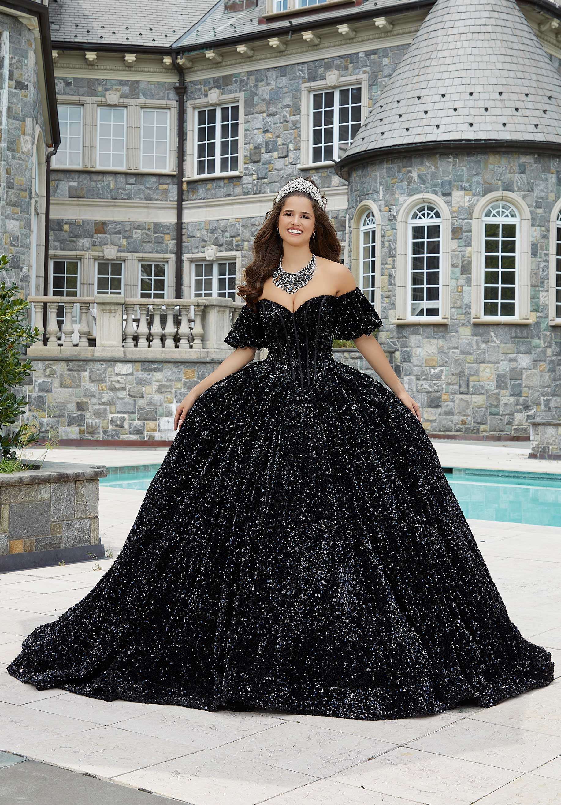 Morilee Valencia 60171 Black / 16 Morilee Valencia 60171 Black / 16