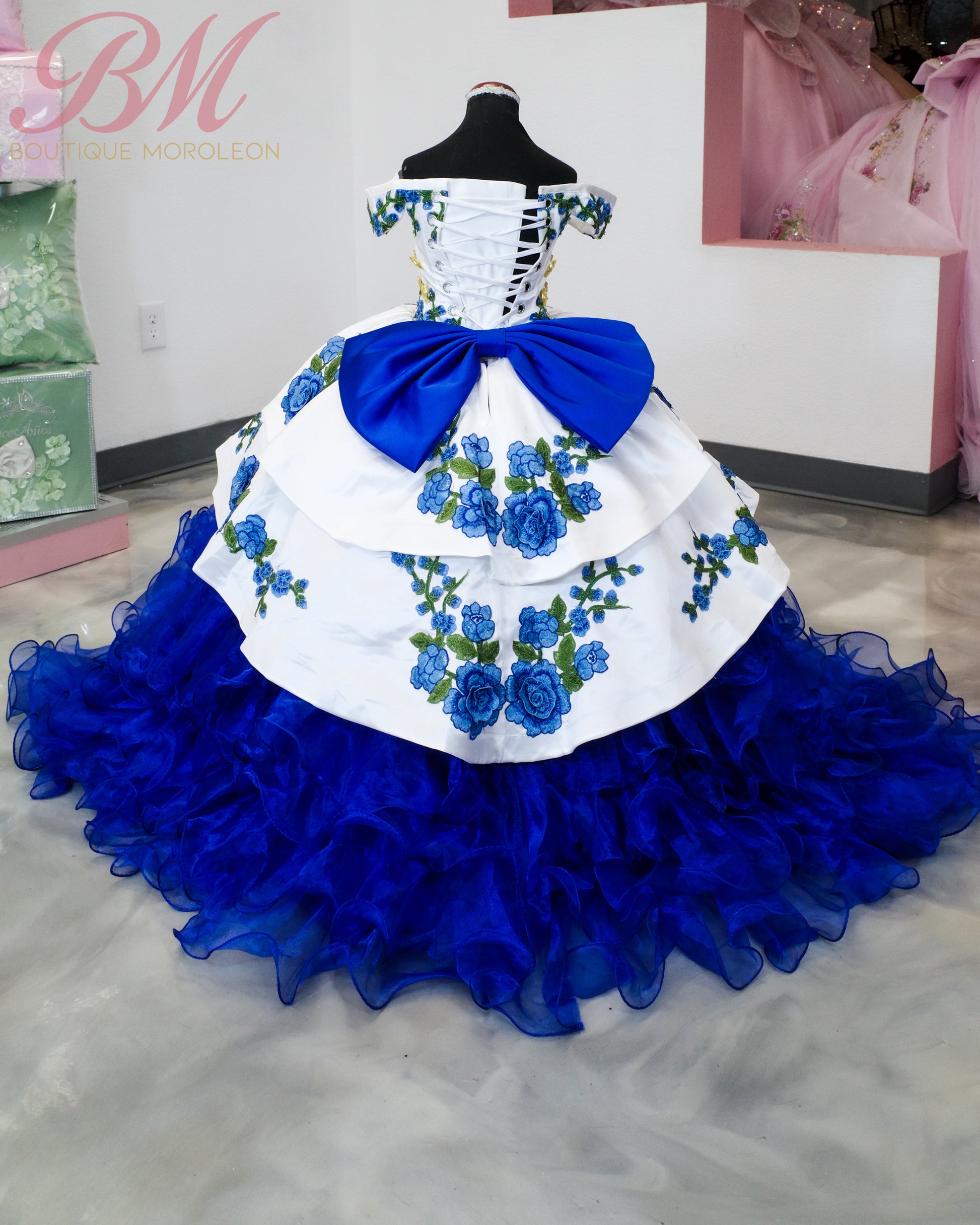 Mini Quince Charro Ivory- Royal Boutique Moroleon Mini Quince Charro Ivory- Royal Boutique Moroleon