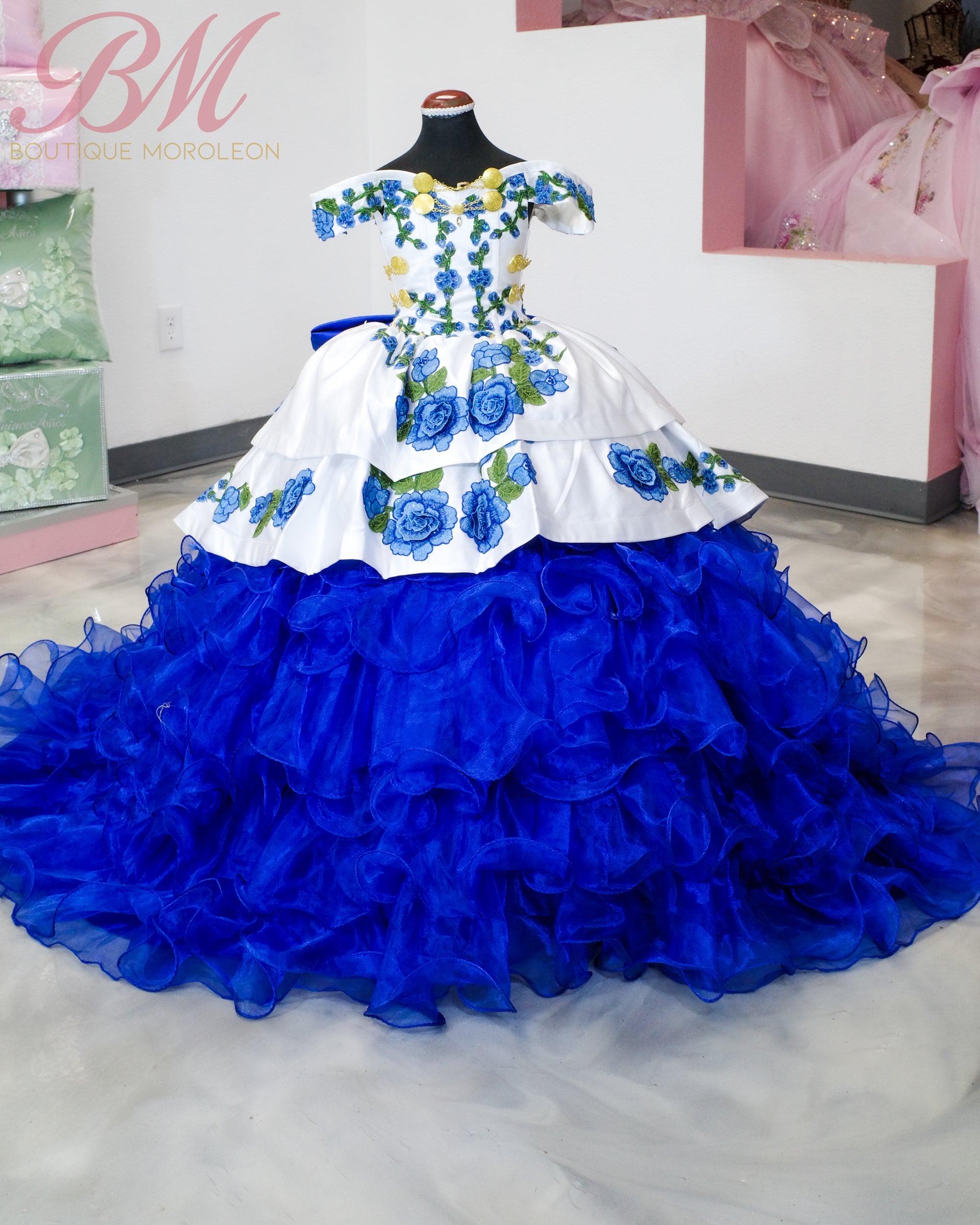 Mini Quince Charro Ivory- Royal