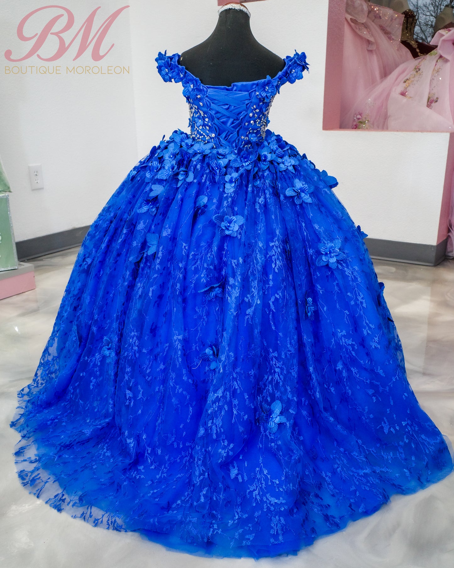 Mini Quinceañera Dress in Royal Blue